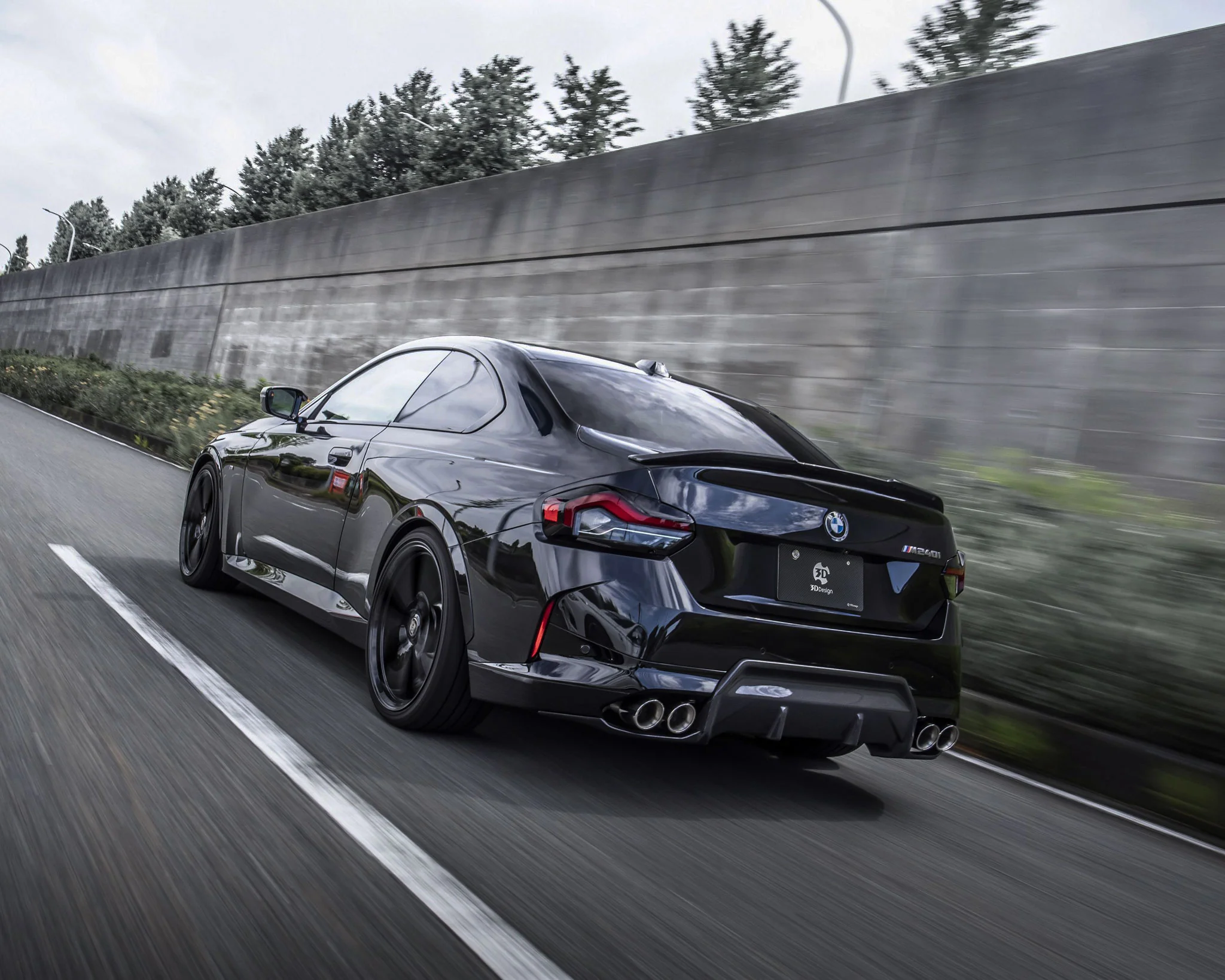 3DDesign diffuser 4-tip BMW 2-series G42 M-sport - Image 3