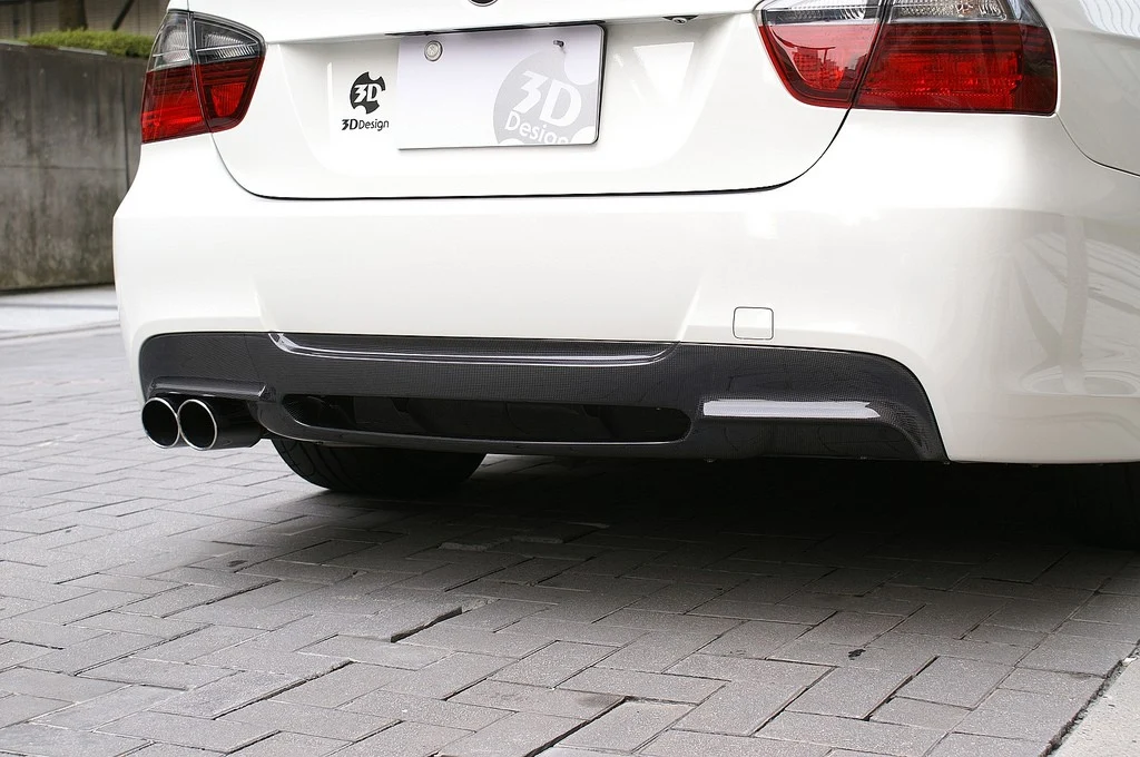 3DDesign Rear diffuser 2-tip | BMW E90 E91 E92 E93