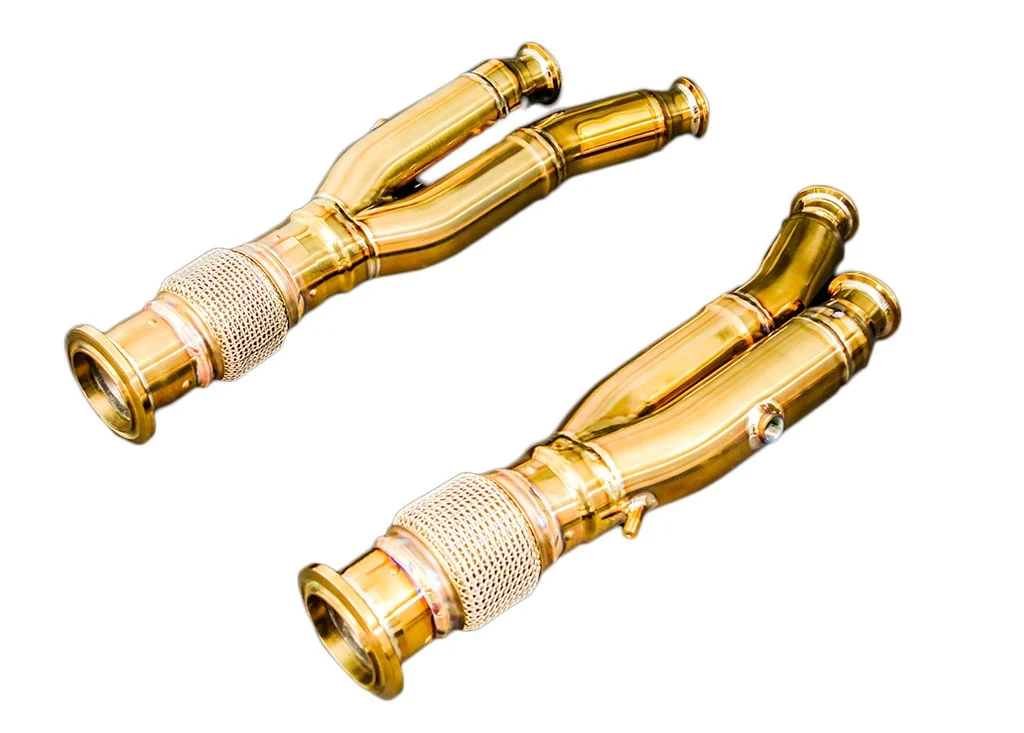 IPE Titanium Cat Pipes for Lamborghini Aventador S LP740-4