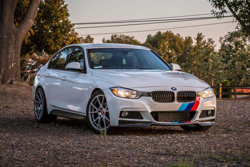 Vorsteiner BMW F30 3-series M-Sport carbonVRS Aero Front Add On Spoiler