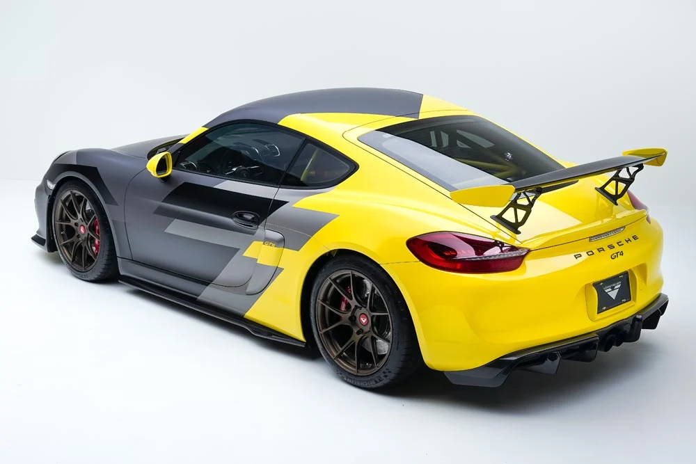 Vorsteiner Porsche 981 Cayman GT4 carbon V-CS Aero Side Skirts - Image 2