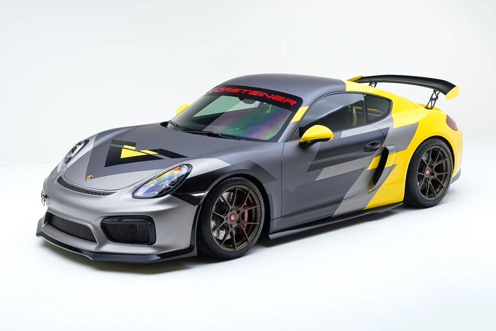 Vorsteiner Porsche 981 Cayman GT4 carbon V-CS Aero Wing Blade & End Caps